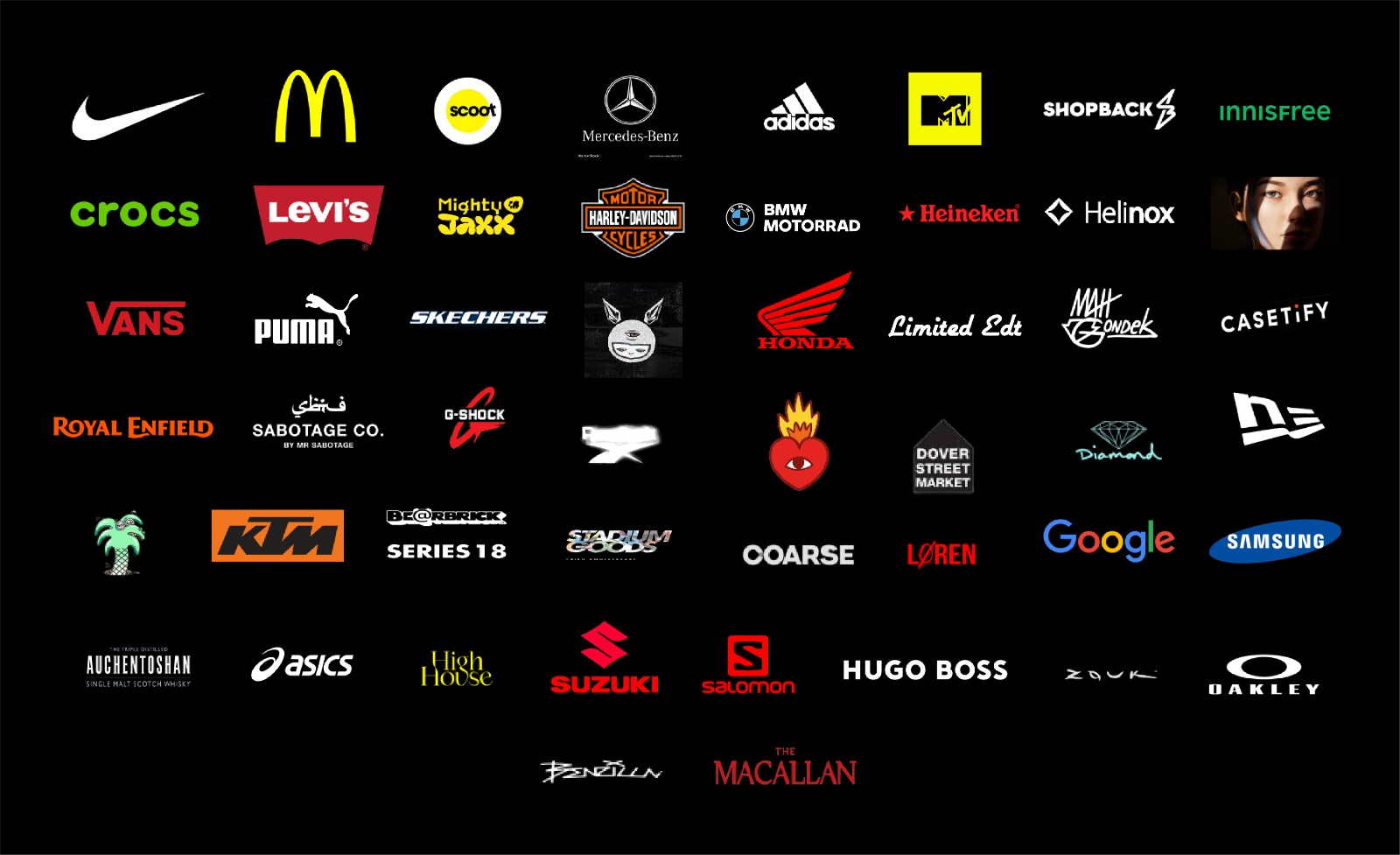 Past Culture Cartel collaboration partner logos